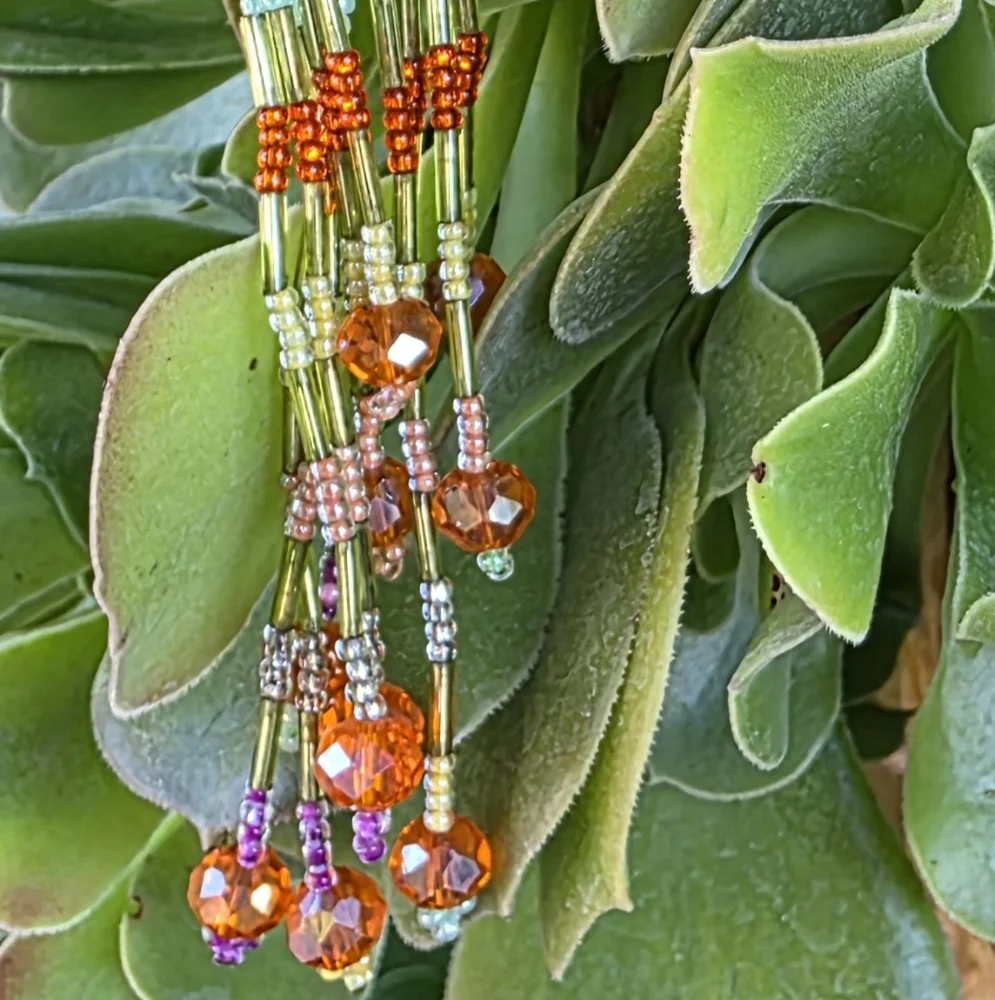 Colorful Beaded Parrot Ornament